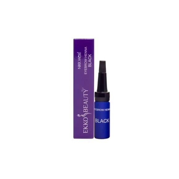 Хна Ekko Beauty для бровей Black, 5 мл