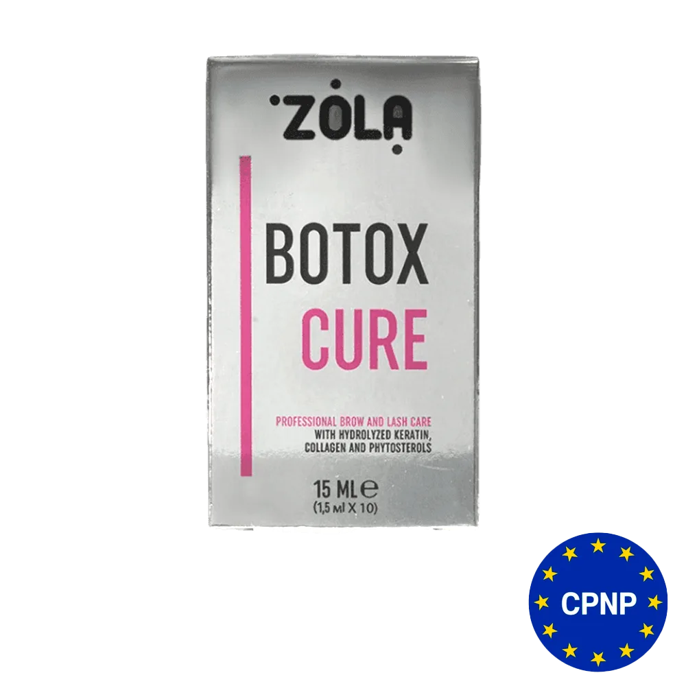 Ботокс для бровей и ресниц ZOLA в саше Botox Cure 1,5 мл х 10 шт