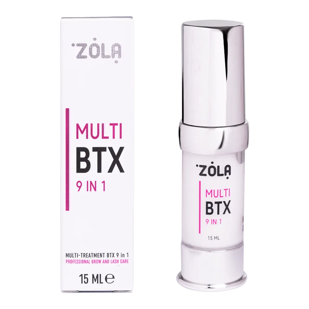 Багатофункціональний преміальний засіб ZOLA для брів та вій Multi-Treatment BTX, 9 в 1