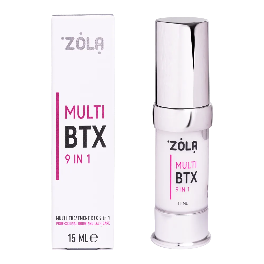 Багатофункціональний преміальний засіб ZOLA для брів та вій Multi-Treatment BTX, 9 в 1