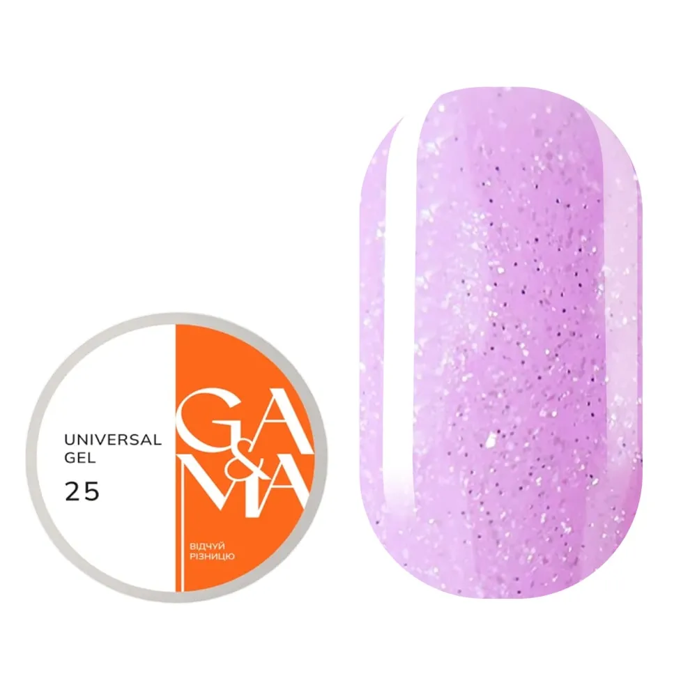 Жидкий гель GÉMELY ex GA&MA Universal gel №25, 30 мл