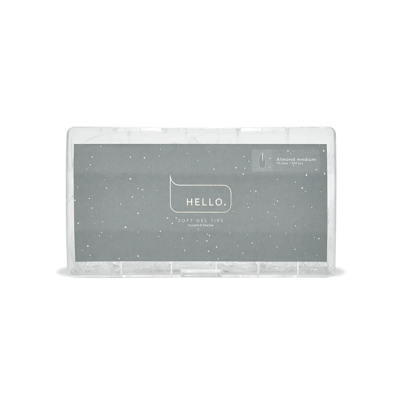 Гелеві типси Hello Almond medium (середній мигдаль), 500 шт