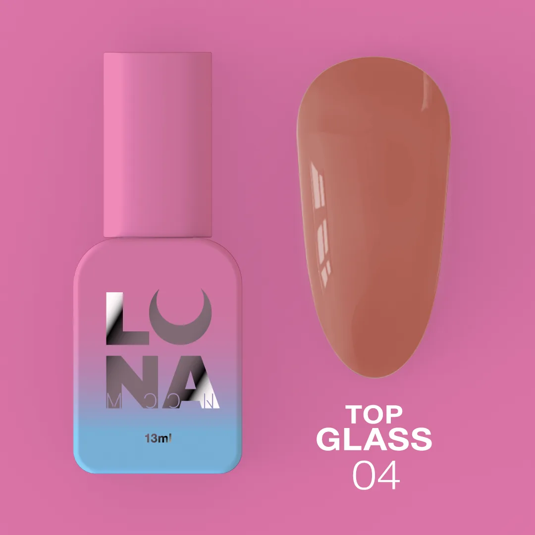 Топ для гель-лаку LUNA Glass №4, 13 мл