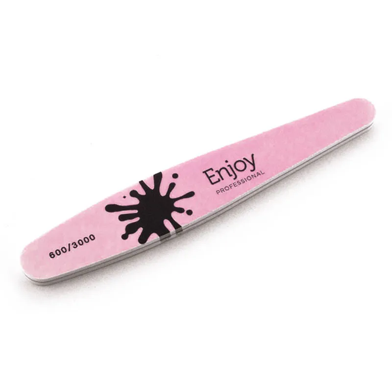 Полировщик Enjoy для ногтей 600/3000 pink