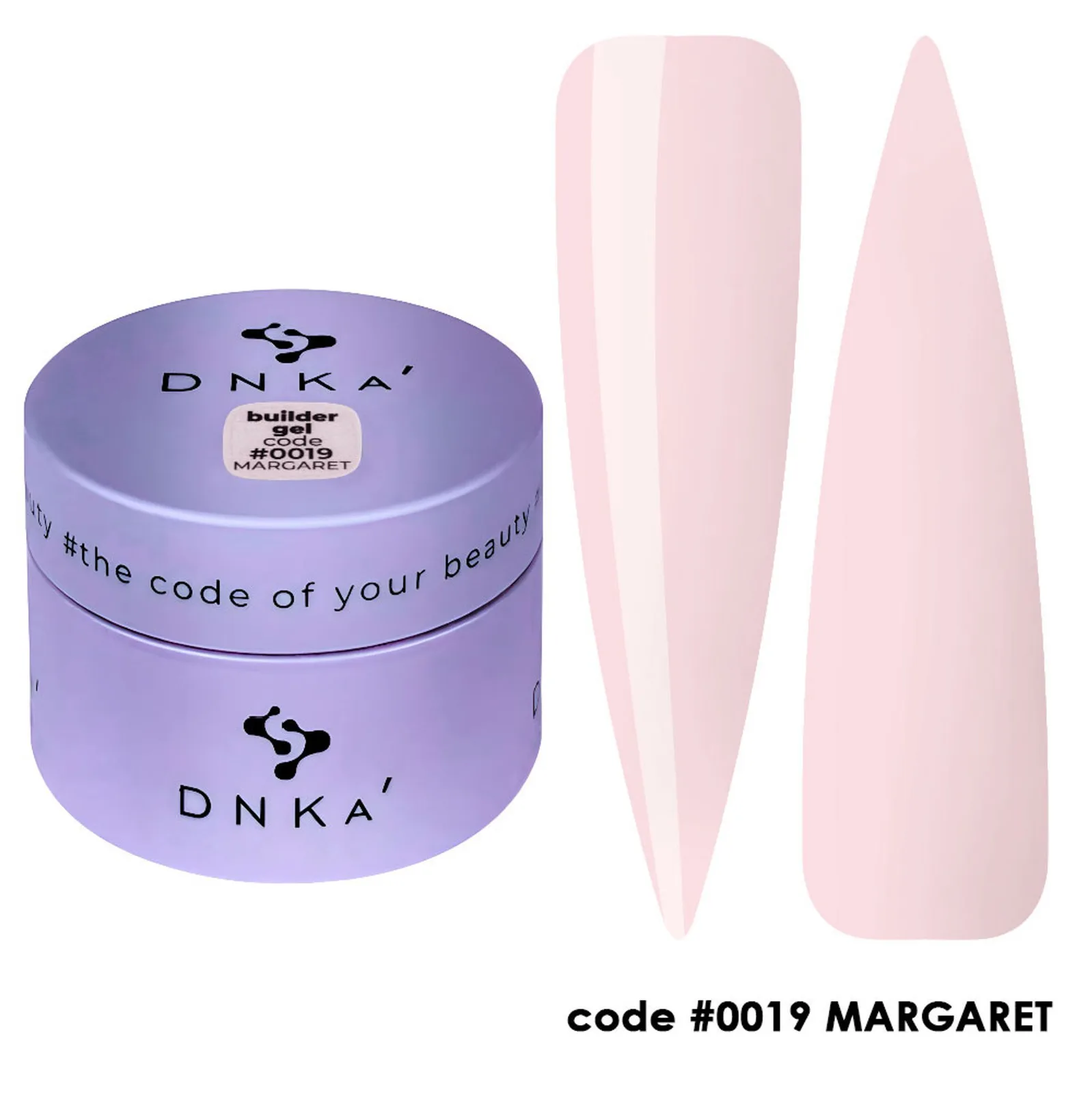 Гель DNKa Builder №19 Margaret, 15 ml