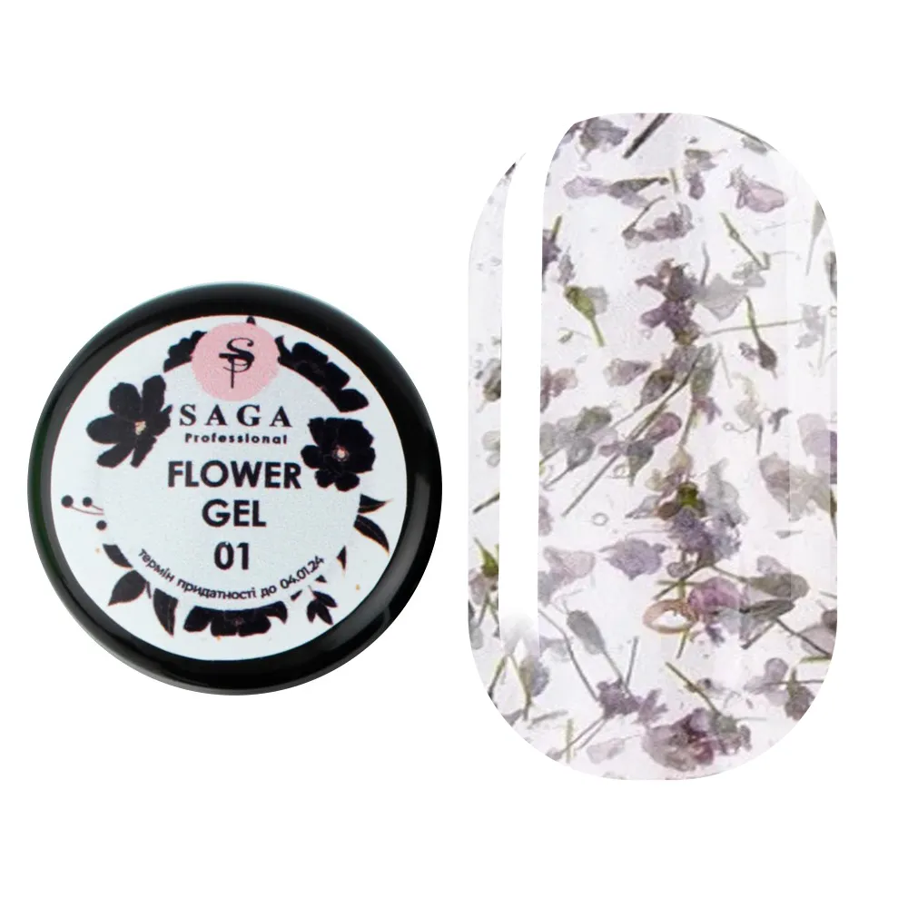 Гель SAGA Professional Flower Gel 1, 5 мл