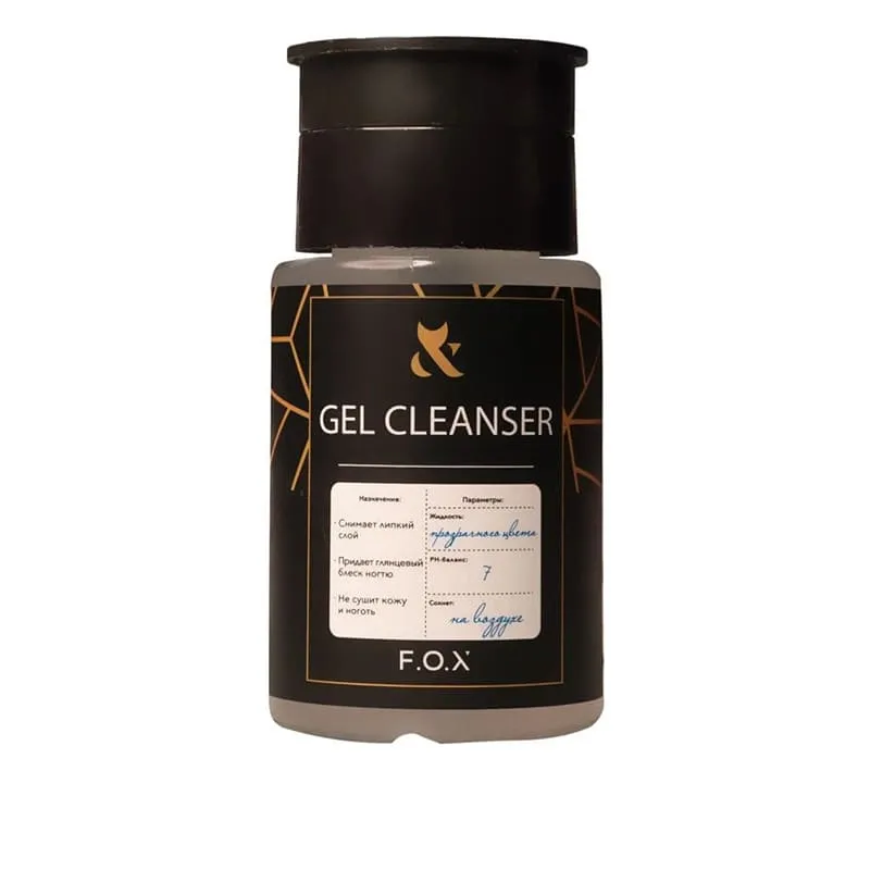 Засіб для зняття липкого шару F.O.X gold Cleanser, 80 мл