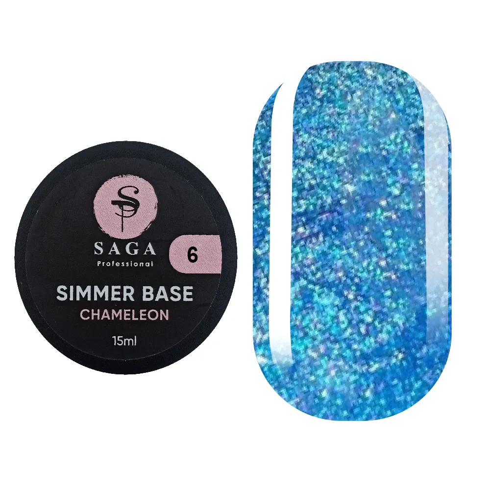 База Shimmer CHAMELEON Saga Professional №6, 15 мл