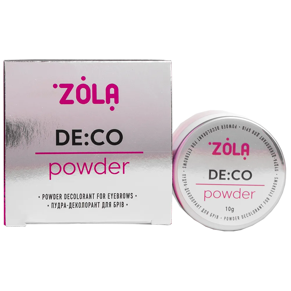 Пудра деколорант для бровей ZOLA DE:CO Powder, 10 г