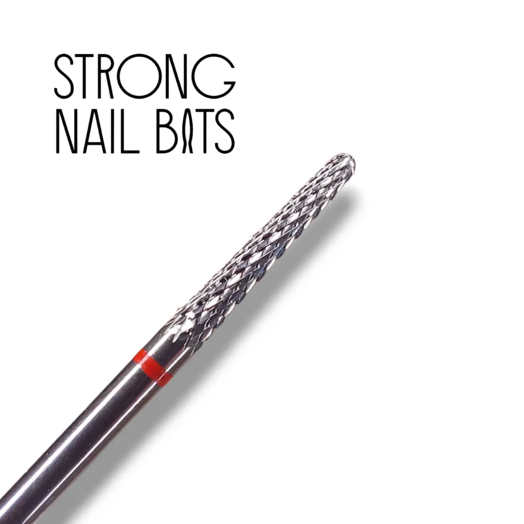 Фреза твердосплавна STRONG NAIL BITS для випилювання червона закруглена 0,23 мм