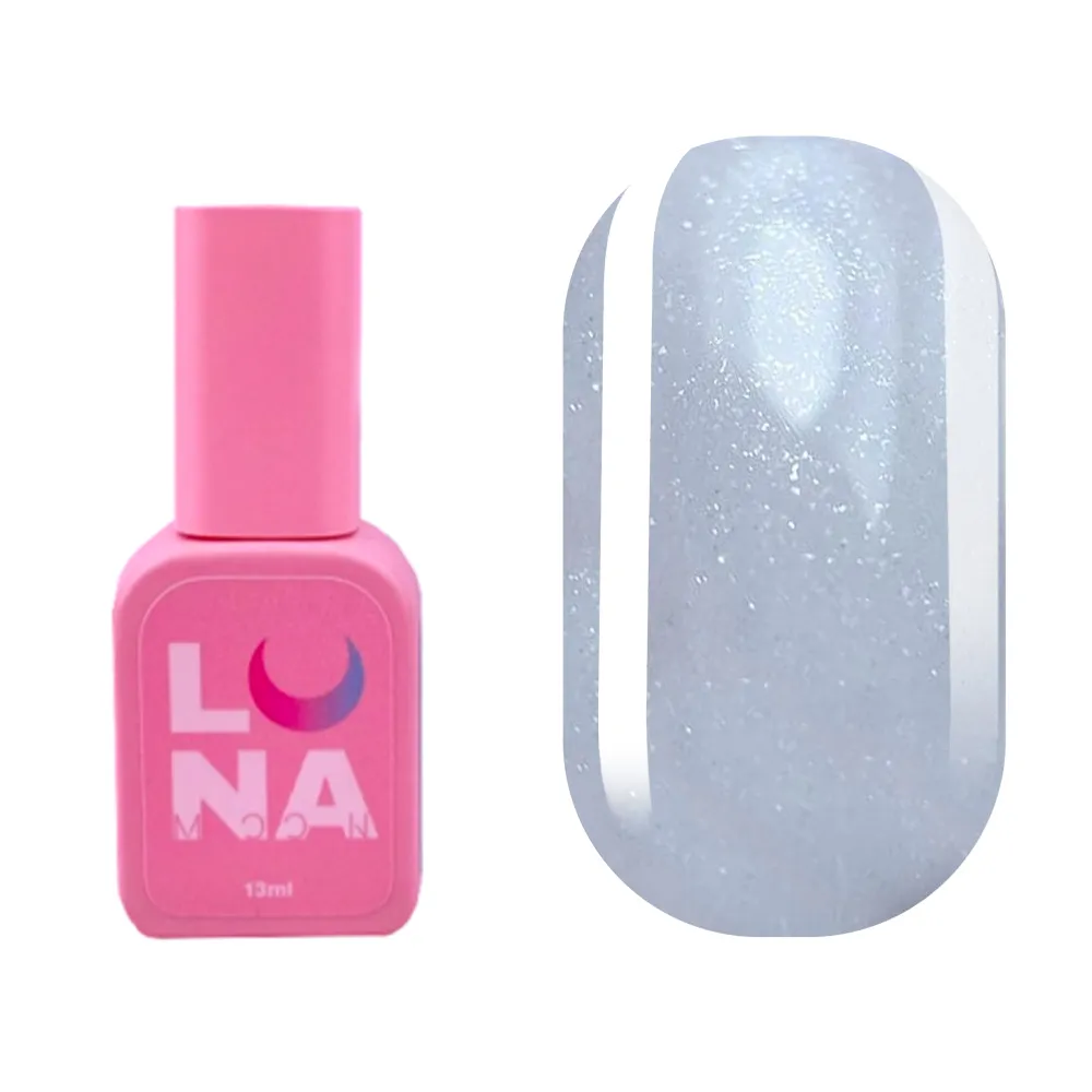 LUNA Cover Base №17 (сіра з шиммером), 13 мл