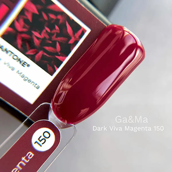 Гель-лак GÉMELY ex GA&MA №150 dark Viva Magenta, 10 мл