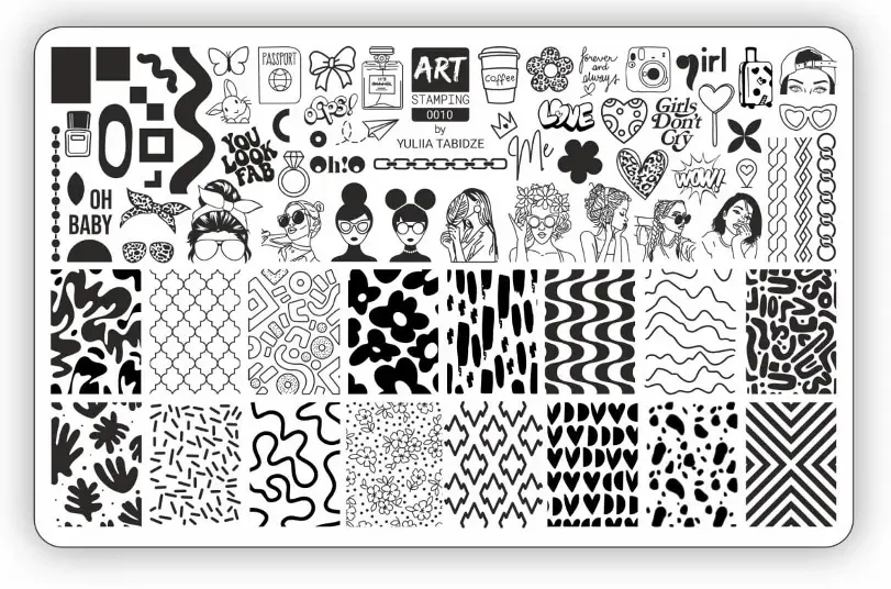 Пластина для стемпінгу Art Stamping №0010