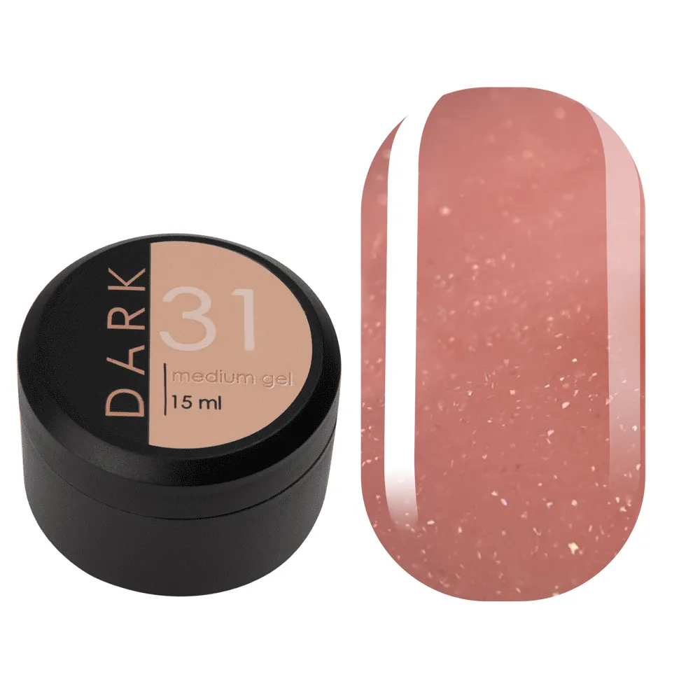 DARK Medium Gel №31, 15 мл, без пензлика