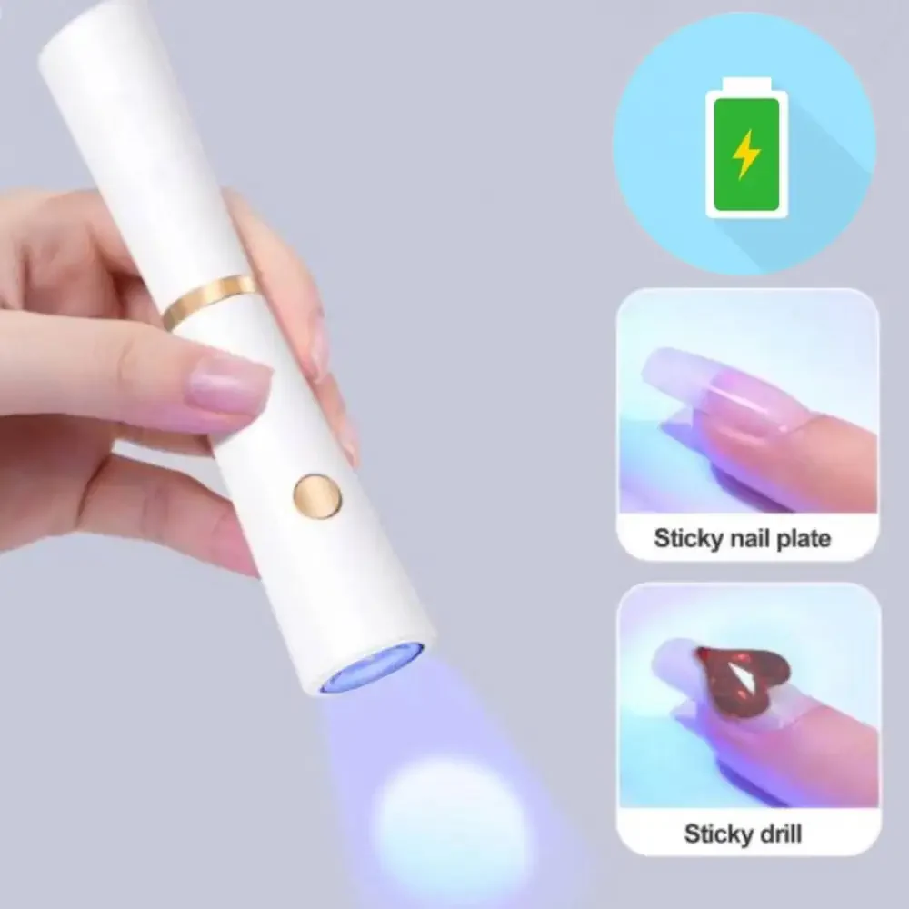 Ультрафиолетовый LED фонарик Designer, с кварцевыми диодами, с аккумулятором
