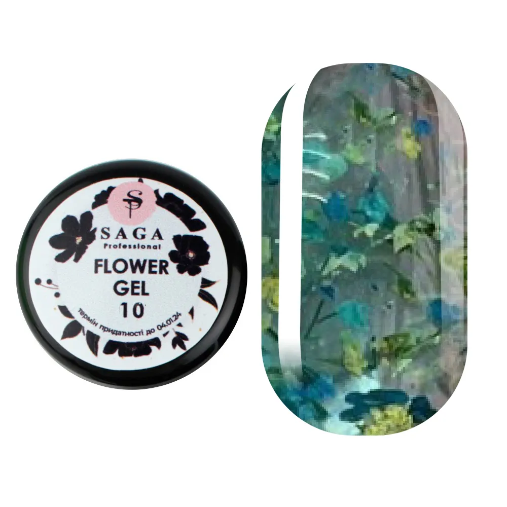 Гель SAGA Professional Flower Gel 10, 5 мл