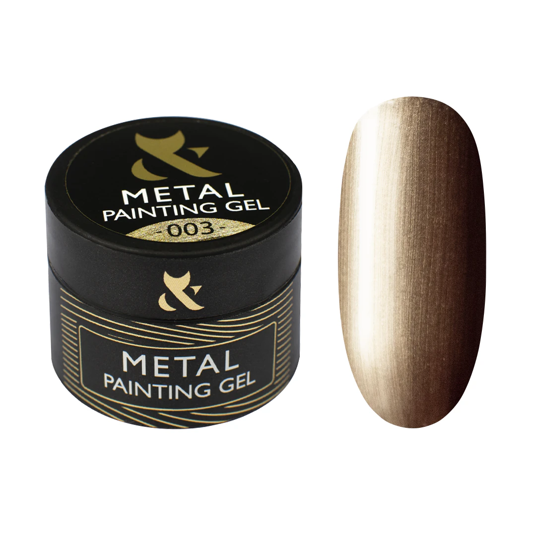 Гель-фарба F.O.X paiting gel №3 золото, 5 мл