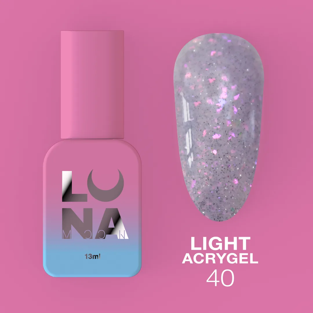 Акрил-гель LUNA Light Acrygel №40, 13 мл