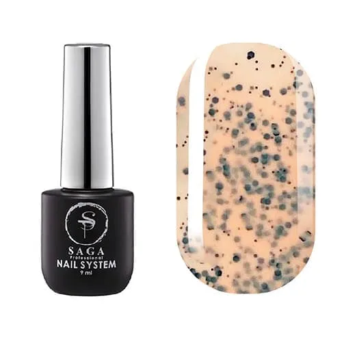 Гель-лак Saga Professional Black Snow №3, 9 мл