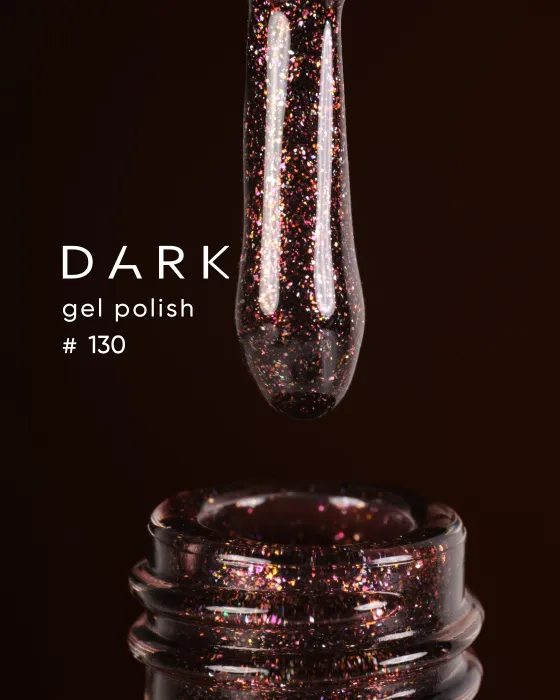 Гель-лак Dark gel polish №130, 10 мл