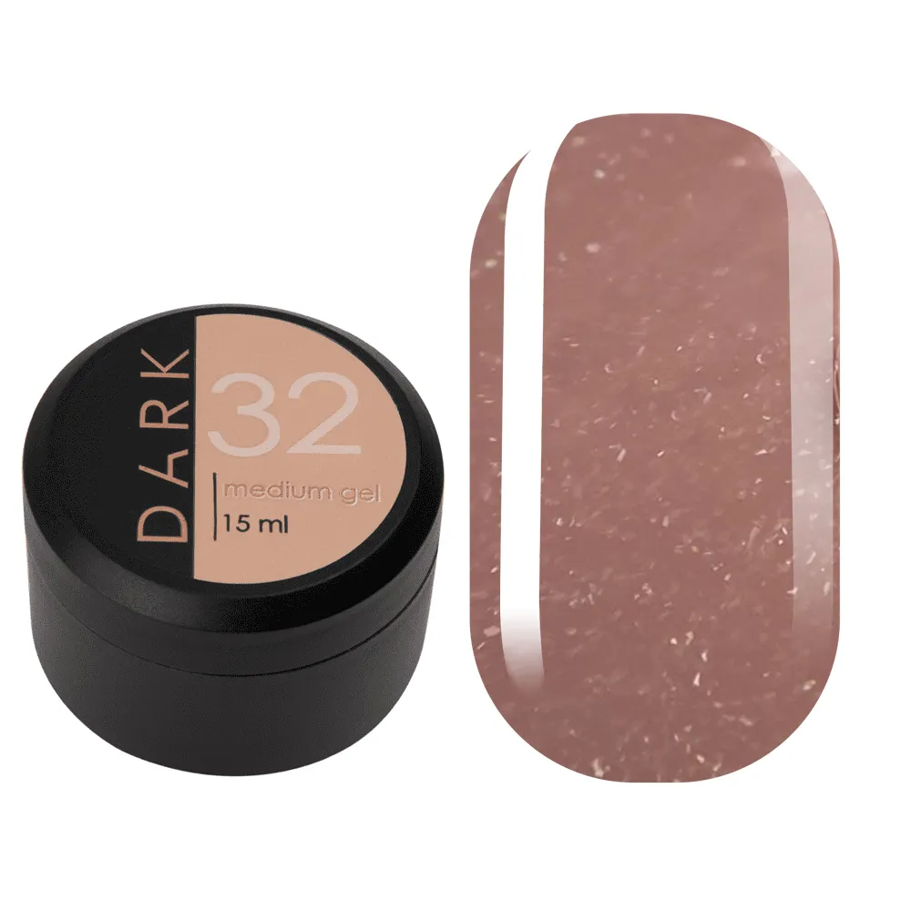 DARK Medium Gel №32, 15 мл, без пензлика