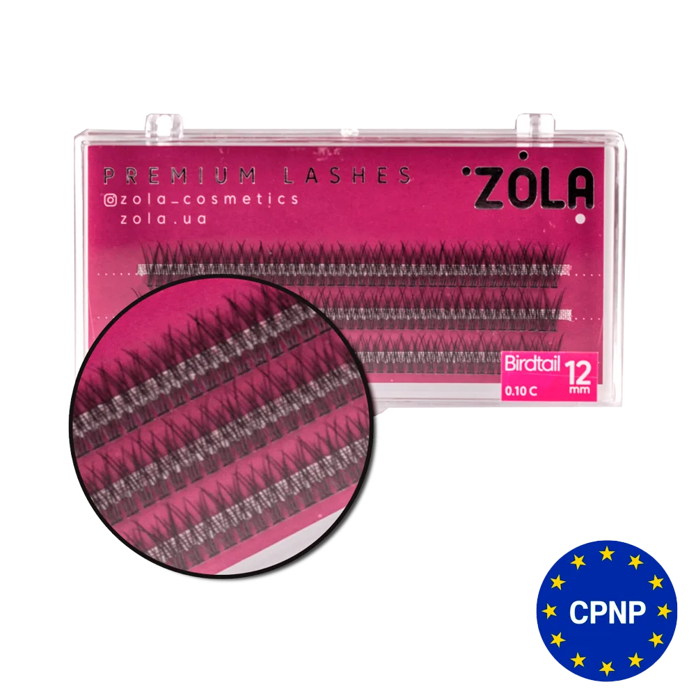 Ресницы-пучки ZOLA Birdtail (12mm)