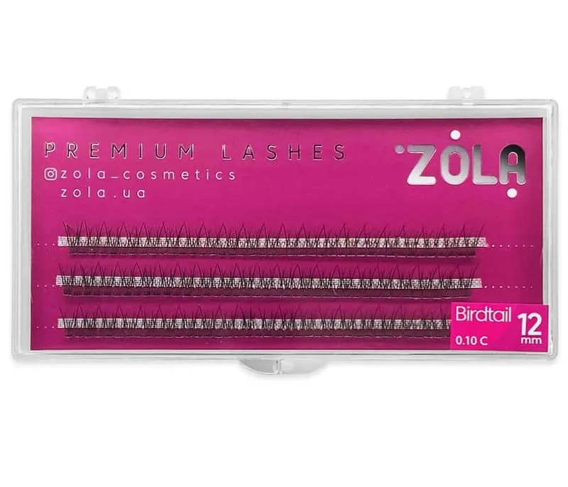 Ресницы-пучки ZOLA Birdtail (12mm)