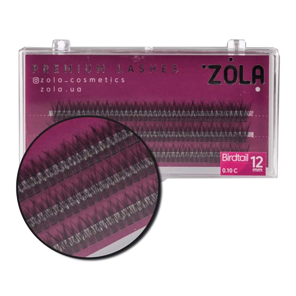 Ресницы-пучки ZOLA Birdtail (12mm)