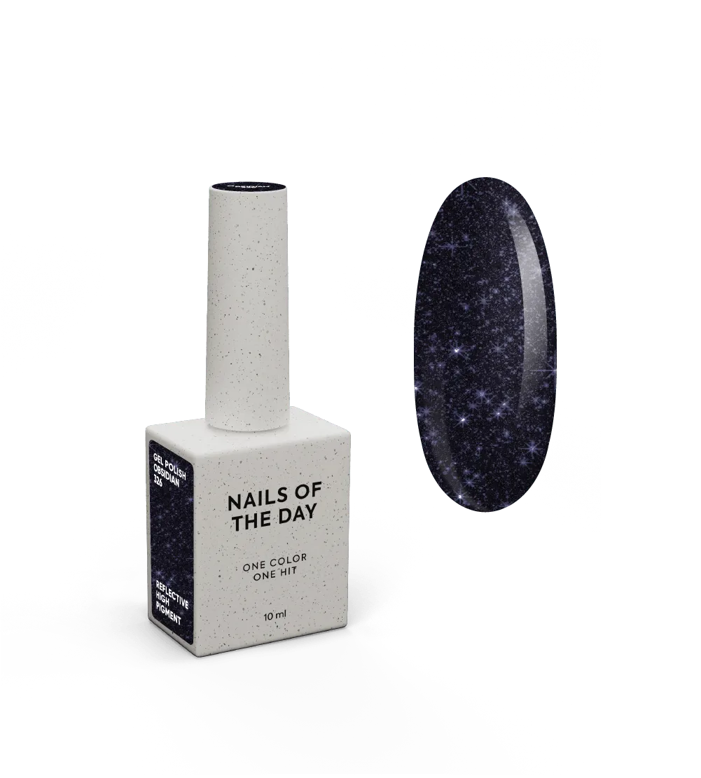 Гель-лак NAILSOFTHENIGHT Obsidian-326, 10 мл