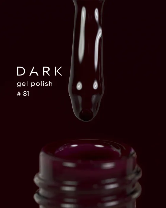 Гель-лак Dark gel polish №81, 6 мл