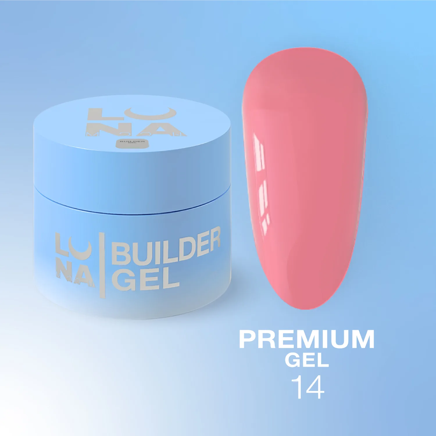 Камуфлирующий гель LUNA Premium gel 14, 30 мл