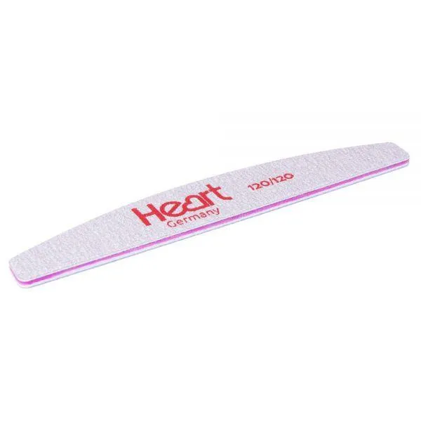 Пилка для ногтей HEART Half 120/120