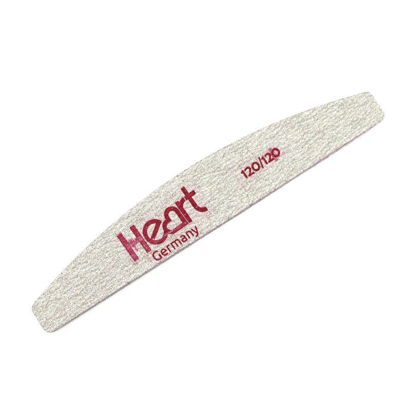 Пилка для нігтів HEART Half 120/120