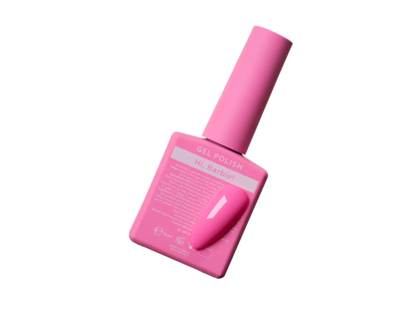 Гель-лак HEYLOVE gel polish, Hi Barbie!, 15 мл