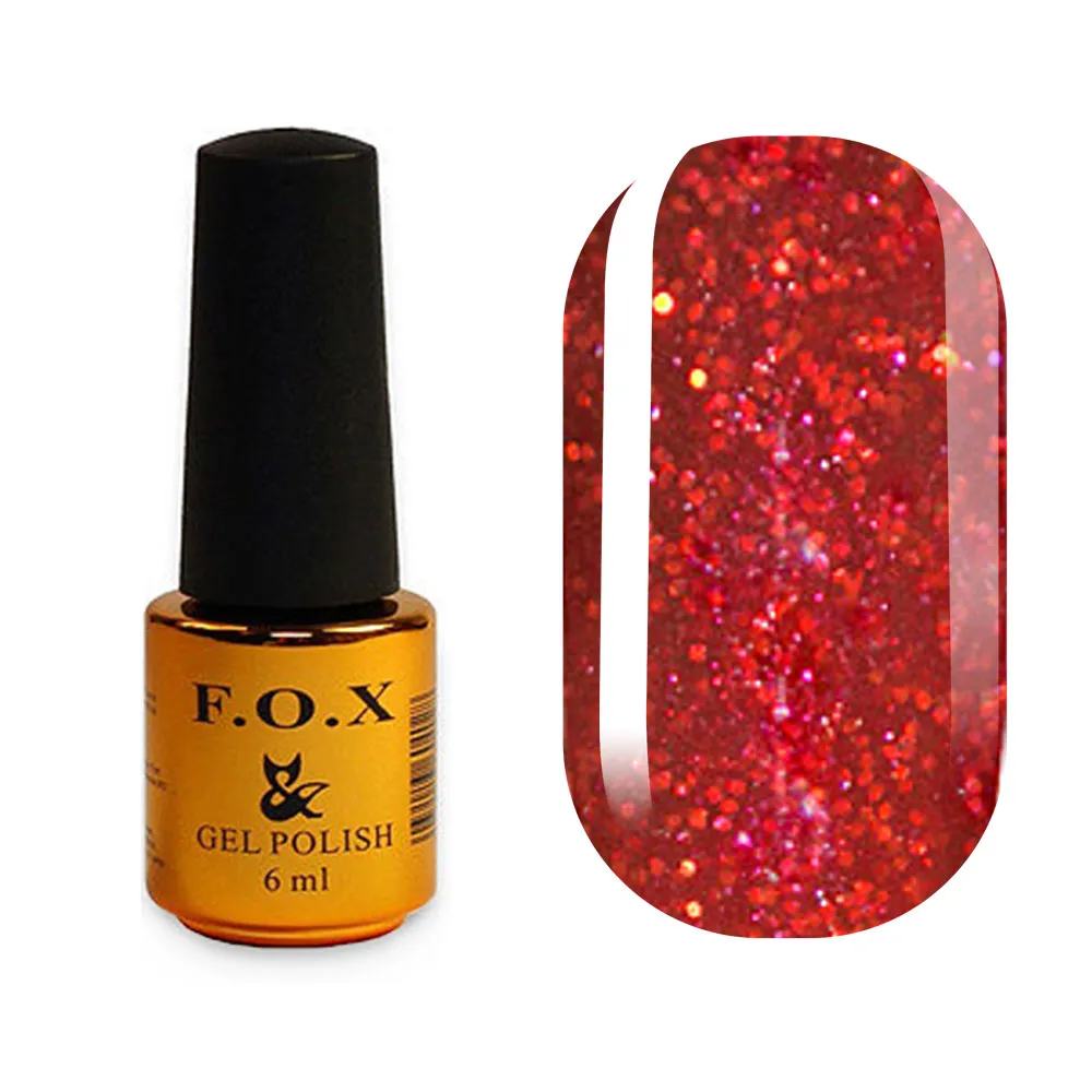 F.O.X gel-polish gold Pigment 075, 6 ml