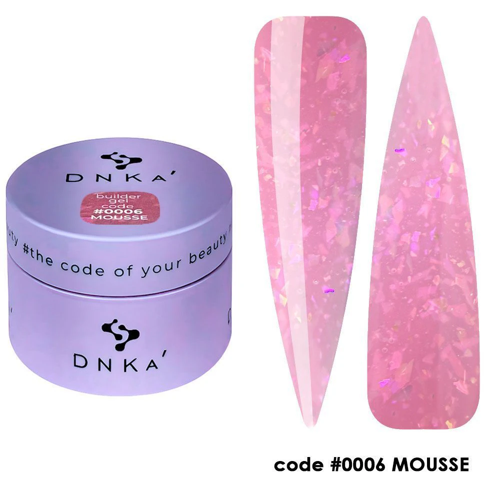 Гель DNKa Builder gel MOUSSE №6, 30 мл