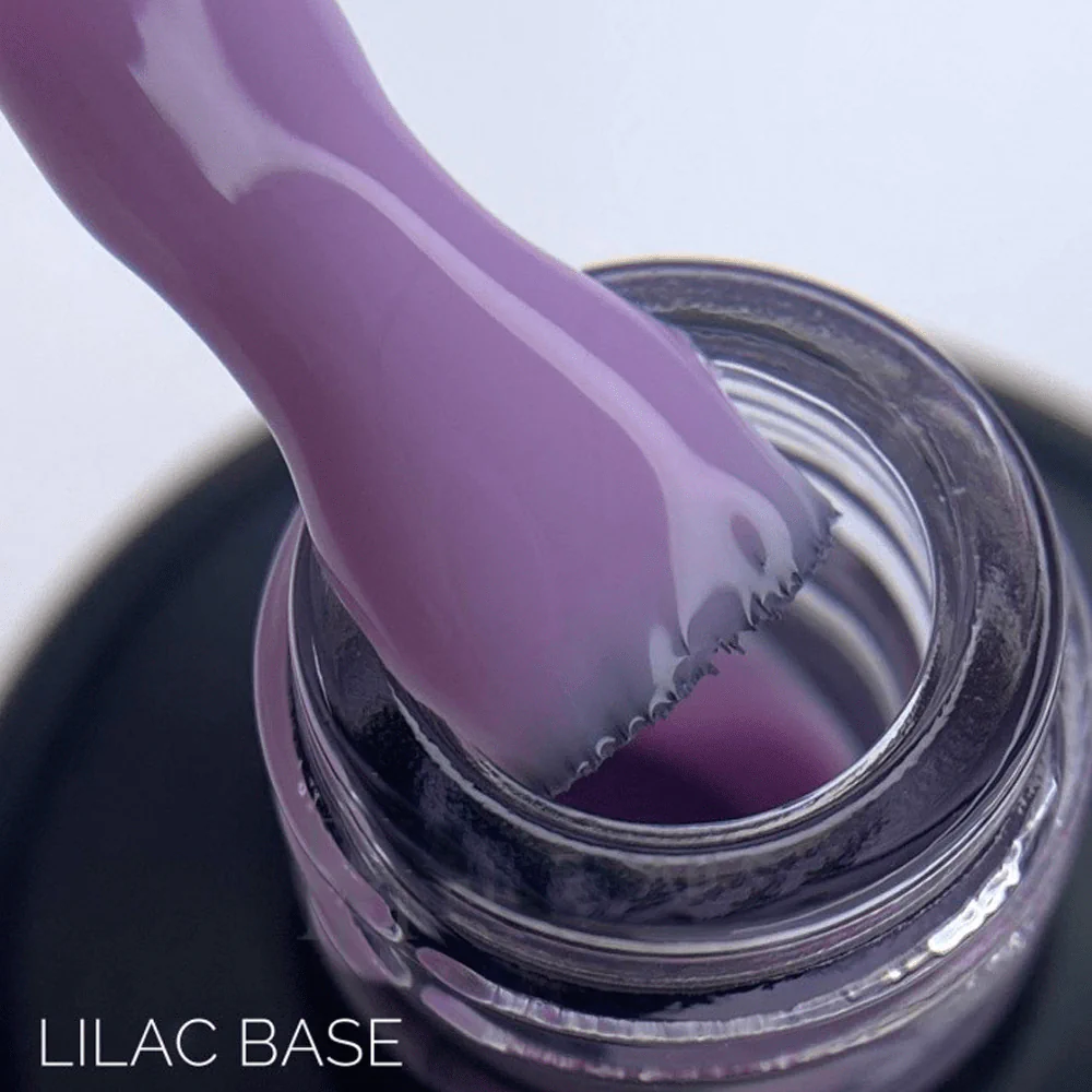 Цветное базовое покрытие DARK Lilac (лиловый), 15 мл, без кисти