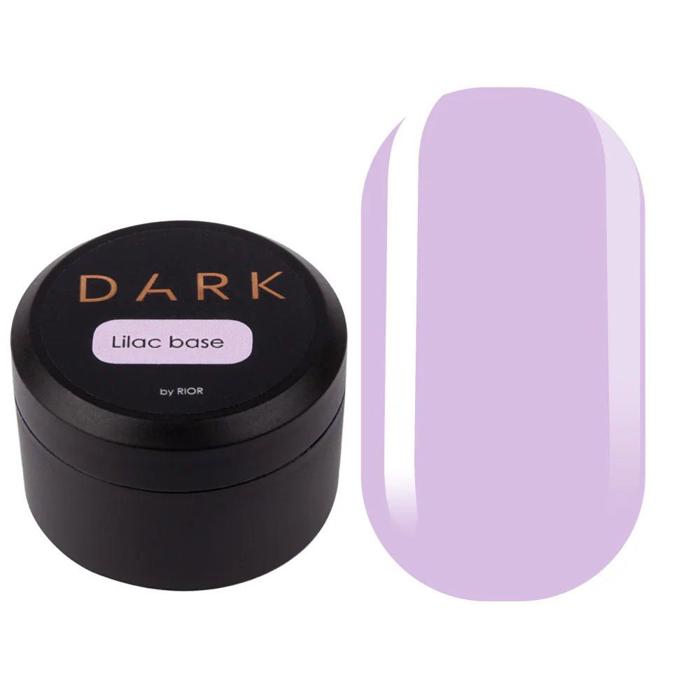 Кольорове базове покриття DARK Lilac (ліловий), 15 мл, без пензля