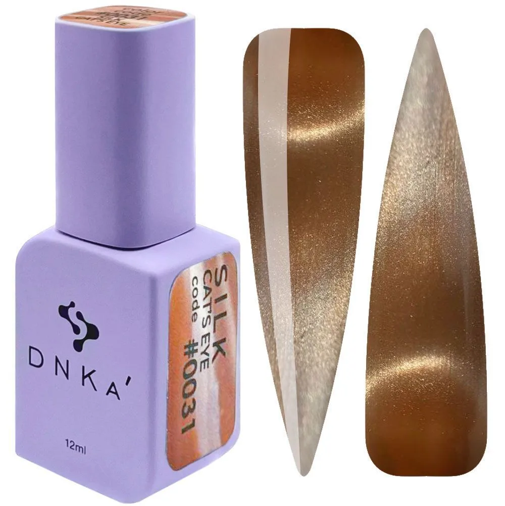 Гель-лак DNKa Cat's Eye, №0031, SILK, 12 мл