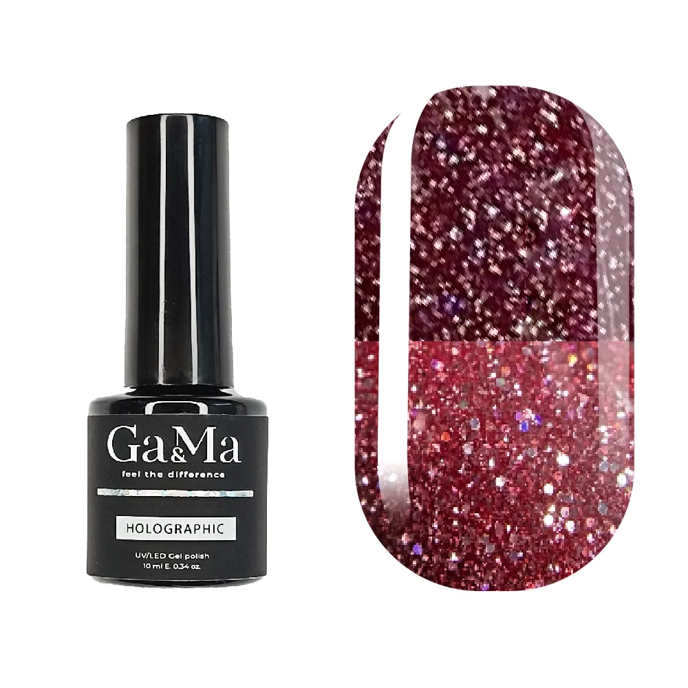 Гель-лак GÉMELY ex GA&MA Holographic №2, 10 мл