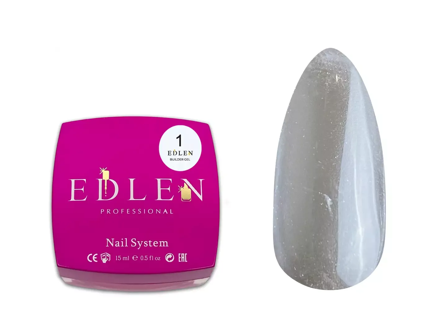 Edlen Builder Gel №1 (прозрачный), 50 мл