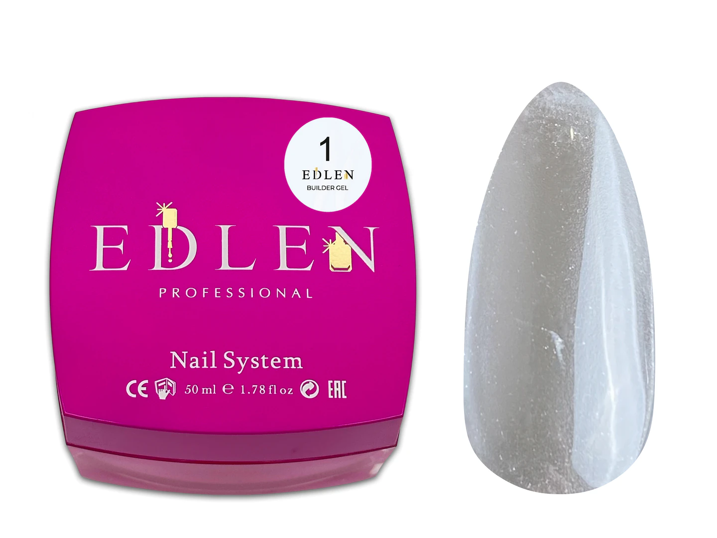 Edlen Builder Gel №1 (прозорий), 50 мл