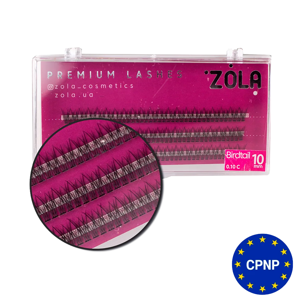 Ресницы-пучки ZOLA Birdtail (10mm)