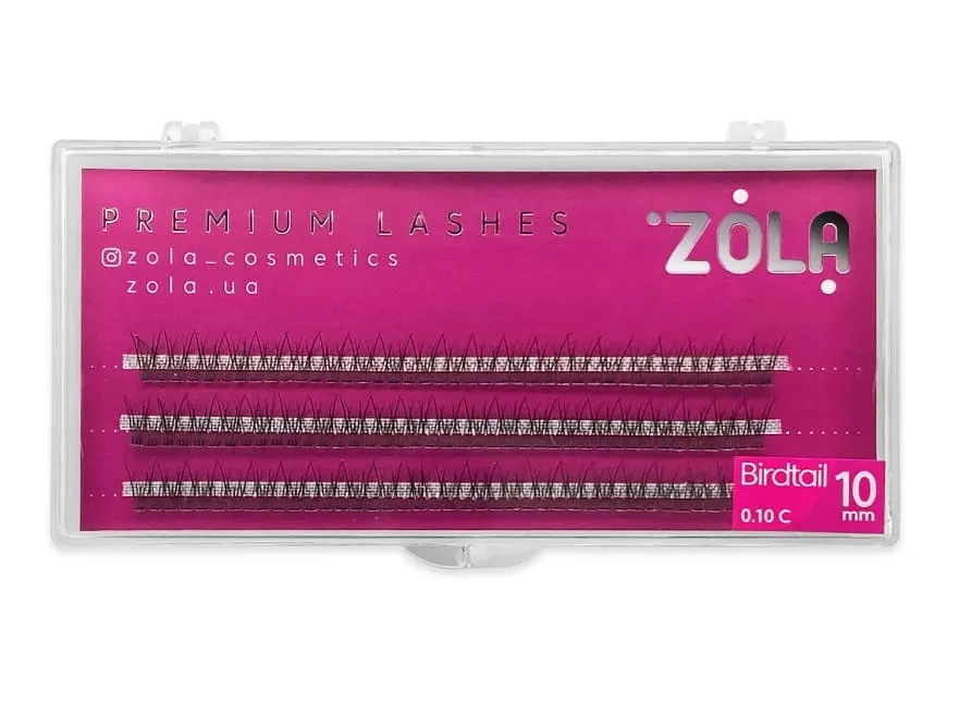 Ресницы-пучки ZOLA Birdtail (10mm)