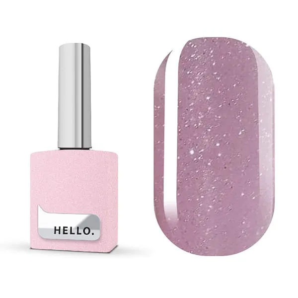 Жидкий гель HELLO Smart Gel Rose с шиммером, 15 мл