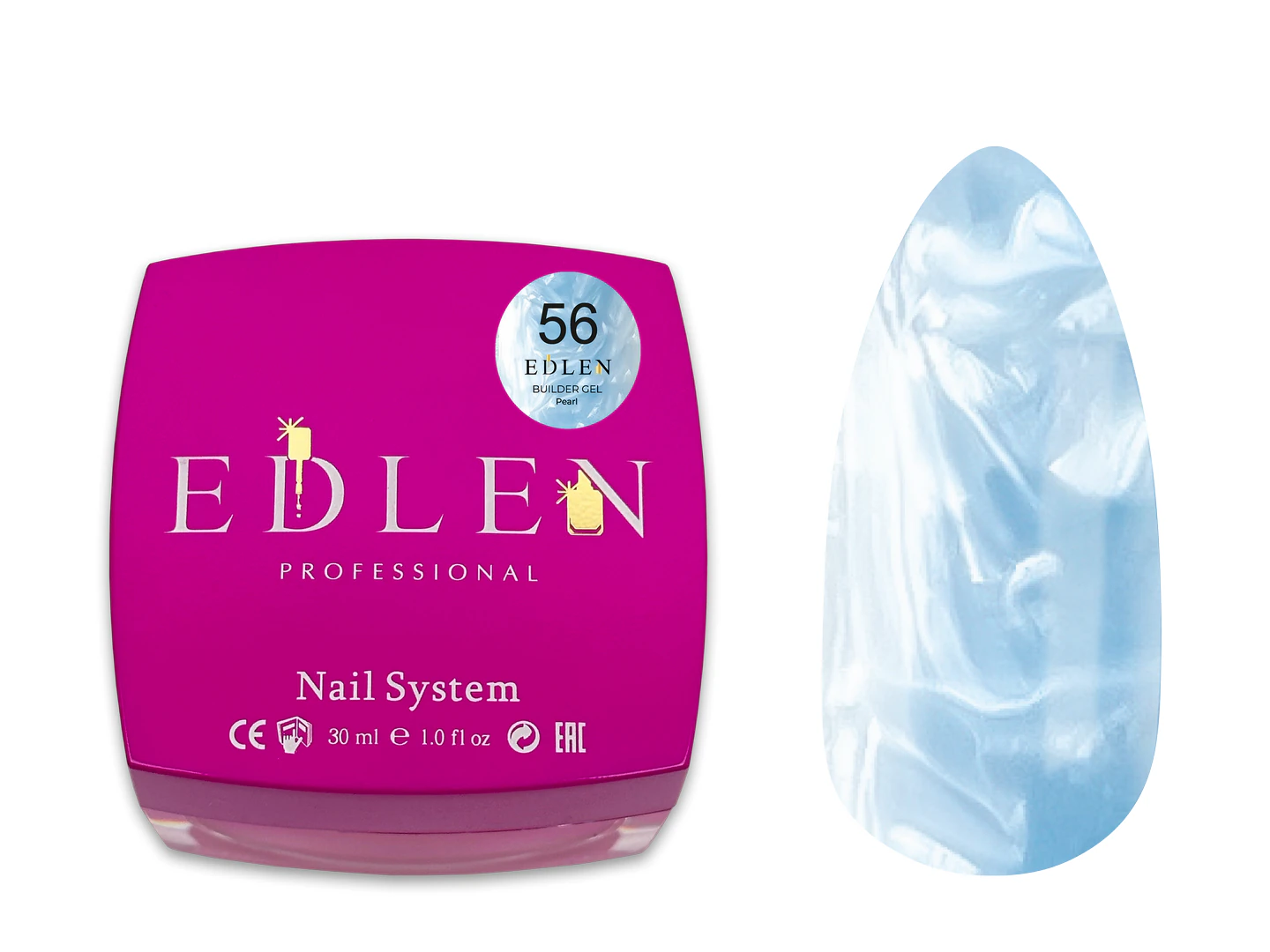 Edlen Builder Gel Pearl №56, 30 мл