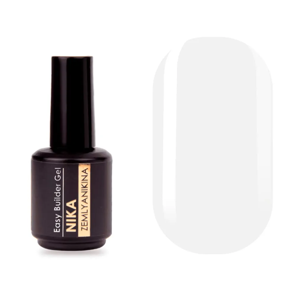 Моделюючий гель Nika Zemlyanikina Easy gel Milky, 15 мл
