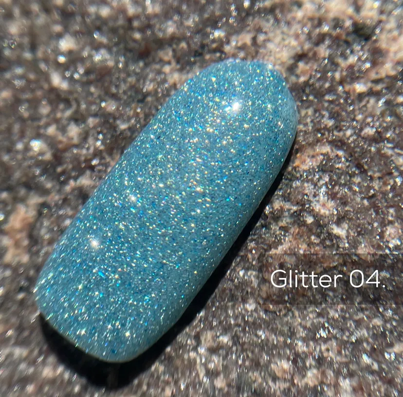 Гель-лак GÉMELY ex GA&MA Holographic Glitter №4, 10 мл