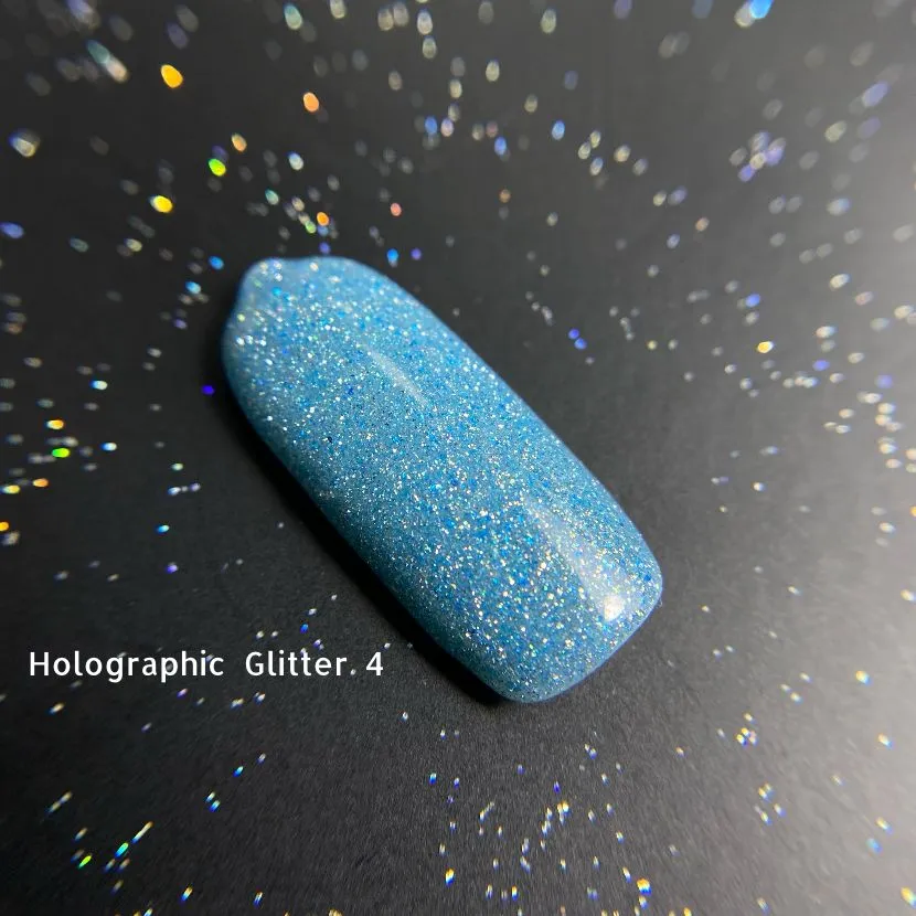 Гель-лак GÉMELY ex GA&MA Holographic Glitter №4, 10 мл