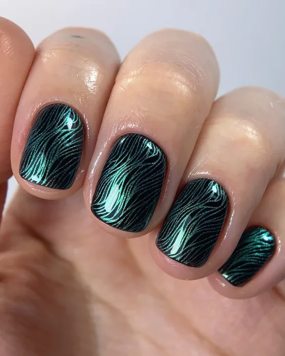 DARK Stamping polish зелений хамелеон №47, 10 мл
